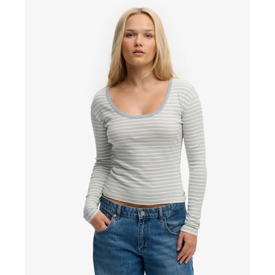 Haut à Manches Longues Rayé Athletic Essentials SUPERDRY