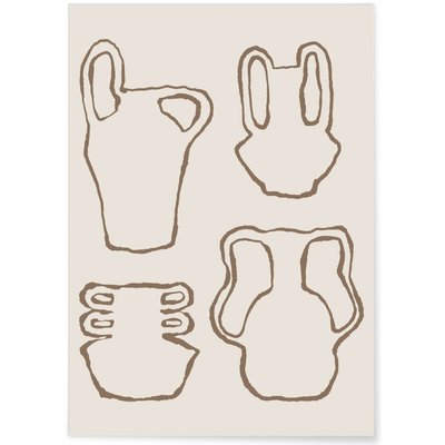 Affiche Les vases L'AFFICHERIE