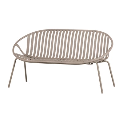 Canapé de jardin en fer 2 places BRUCE WOOOD
