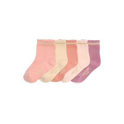 Lot de 5 paires de chaussettes avec détails scintillants VERTBAUDET