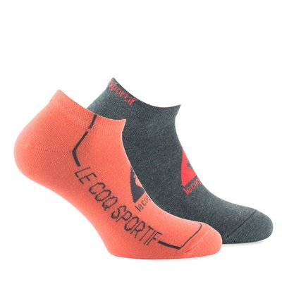 Lot de 2 paires d'invisibles en coton coloré KINDY