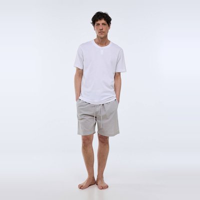 Pyjama T-Shirt manches courtes à rayures et short en coton BIO GOTS MONOPRIX