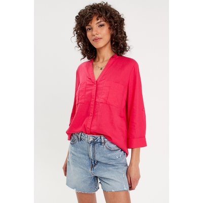 Chemise manches 3/4 contenant du lin CACHE CACHE