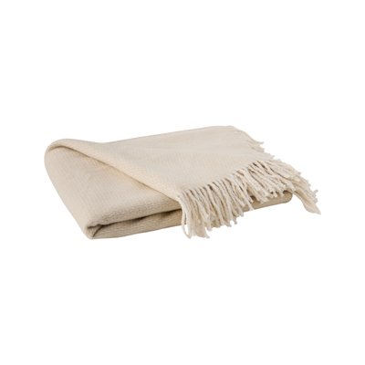 Plaid coton polyester recyclé - PERRIN CAMIF