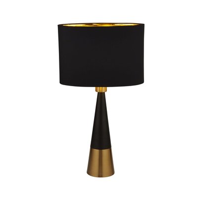 Lampe CHLOE 1x60W E27 Noir Cuivre antique Or BOUTICA-DESIGN