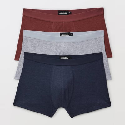 Lot de 3 boxer en coton BIO GOTS MONOPRIX