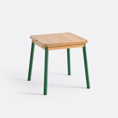 Table jardin extensible métal acier acacia, Jaja LA REDOUTE INTERIEURS