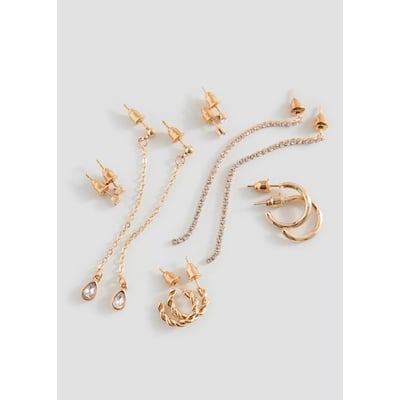 Lot boucles d’oreilles combinées MANGO TEEN