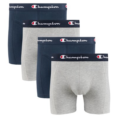 Lot de 4 boxers unis basic CHAMPION
