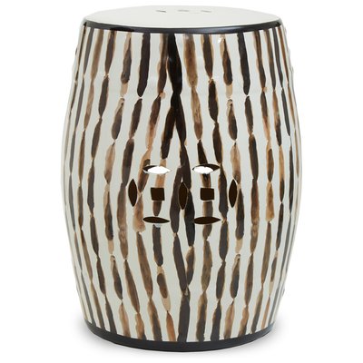 Ceramic Drum Side Table SO'HOME