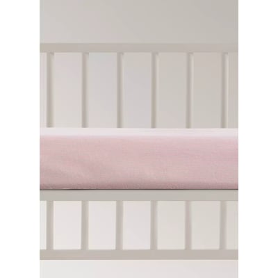 Drap-housse pour berceau à fines rayures, en coton avec fil teint MANGO HOME