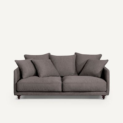 Canapé compact conv viscose-polyester, Lazare AM.PM