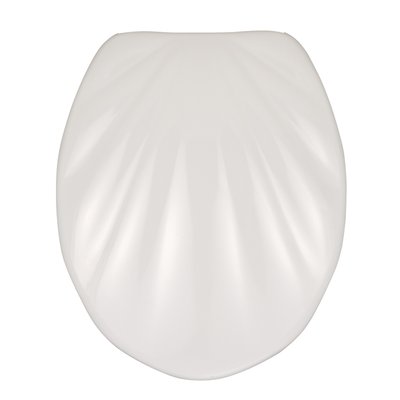 Abattant WC effet coquillage, frein de chute WENKO