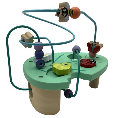 Boulier en bois avec pièces encastrables Insecte - Bon état JANOD