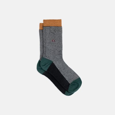 Chaussettes en coton peigné CHEVRONS BILLYBELT