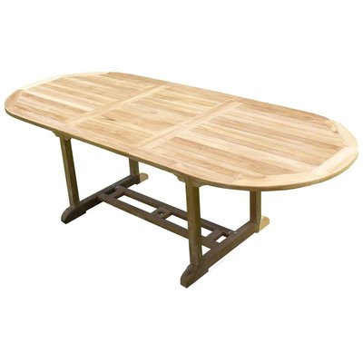 Table MILANA Ovale 180-240x100x75 Teck Premium TECK'LINE