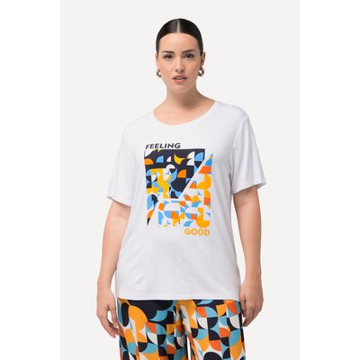 T-shirt, motif graphique, col rond ULLA POPKEN