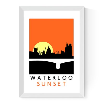 Waterloo Sunset by Indie Prints Print EAST END PRINTS