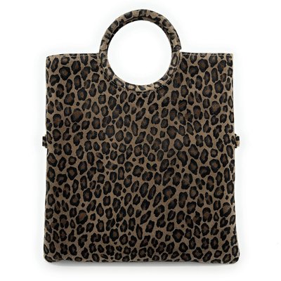 Sac pochette en cuir nubuck CHARLOTTE ET LEO OH MY BAG