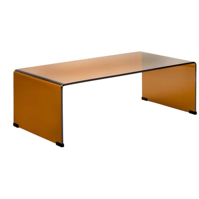 Table basse rectangulaire en verre trempé LENIA ATMOSPHERA