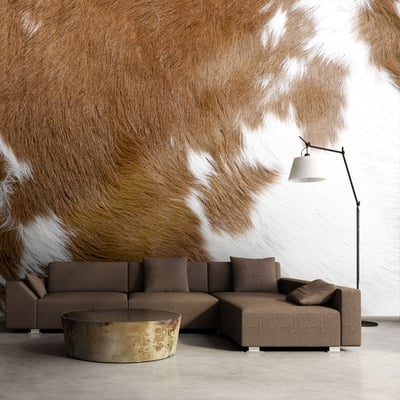Papier peint intissé panoramique Peau de vache EDEN
