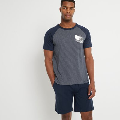 Pyjashort T-shirt col rond LA REDOUTE COLLECTIONS