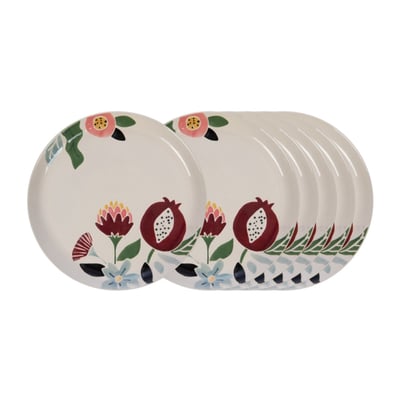 Assiette plate Bertille 25 cm (lot de 6) AMADEUS