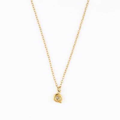 Collier à pendentif lettre Q acier inoxydable BALABOOSTE