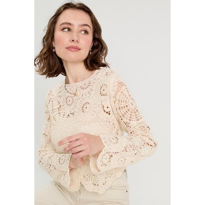 Pull ajouré effet crochet CACHE CACHE