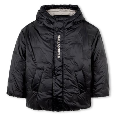 Doudoune à capuche en polyester KARL LAGERFELD KIDS