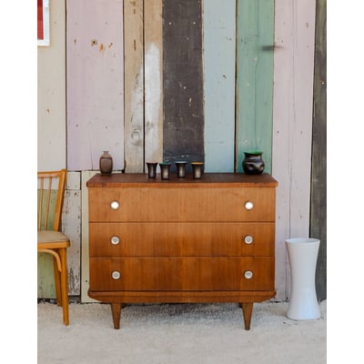 Commode en teck Garance N°691 - Bon état DEBONGOUT