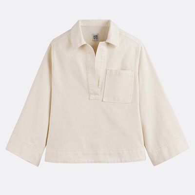 Chemise vareuse, denim de coton LA REDOUTE COLLECTIONS