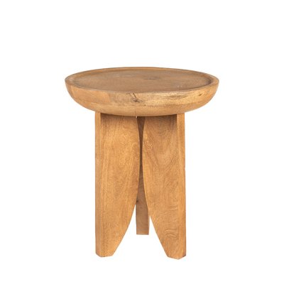 Table d'appoint ronde en bois massif ø45cm - JEPARA DRAWER