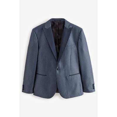Blazer slim à motif jacquard NEXT
