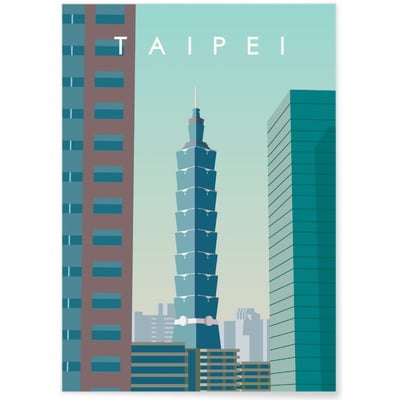 Affiche Taipei L'AFFICHERIE
