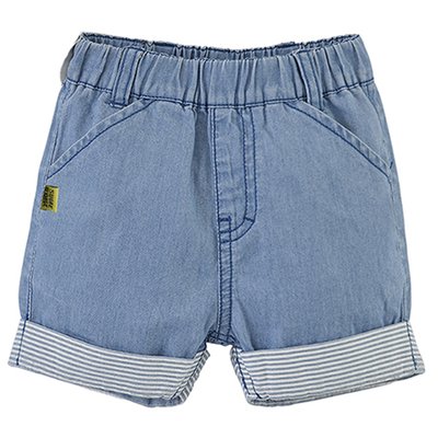 Bermuda bleu toile coton SUCRE D'ORGE