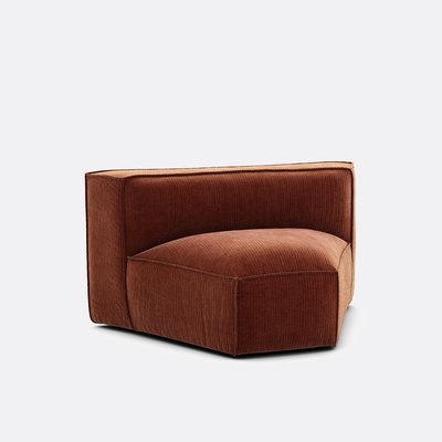 Angolo aperto modulabile, velluto vintage, Seven LA REDOUTE INTERIEURS