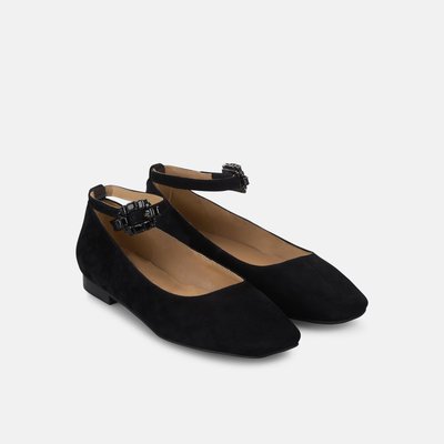 Ballerines à boucle bijou et bout carré ALMA EN PENA