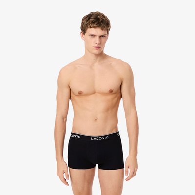Lot de 3 boxers courts coton LACOSTE