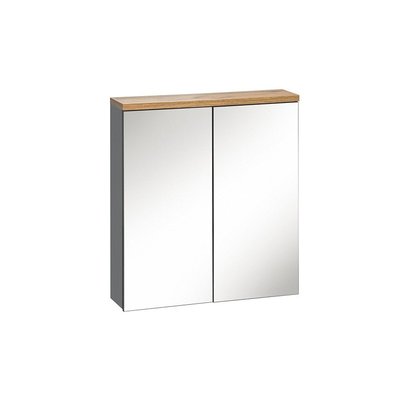Meuble salle de bain miroir BALI GREY STELLAMEUBLES