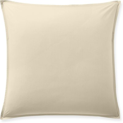 Taie d'oreiller percale de coton lavé unie, Elegance BATON ROUGE
