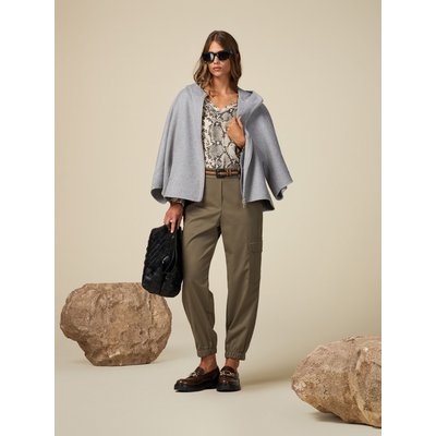 Pantalon en flanelle de viscose mélangée stretch OLTRE