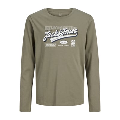 T-shirt a maniche lunghe JACK & JONES JUNIOR