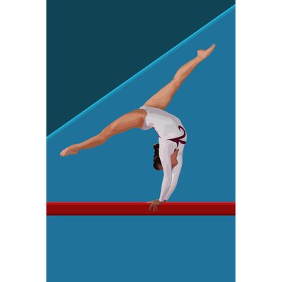 Tableau Mural Gymnastique SPORT CEANOTHE