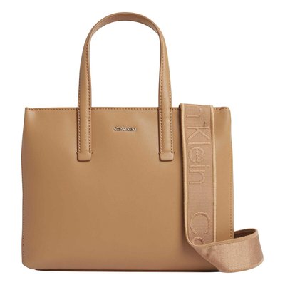 Tote Bag with Handle and Logo Print Strap CALVIN KLEIN