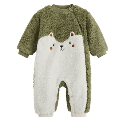 Surpyjama bébé en sherpa Ginkgo PETIT BEGUIN