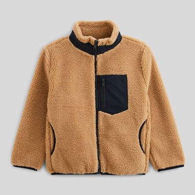 Veste à capuche en moumoute avec poche poitrine MONOPRIX