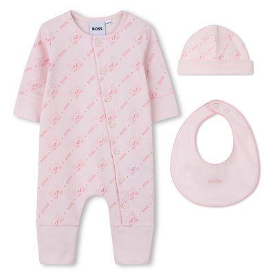 Ensemble pyjama et chapeau panda roux BOSS KIDSWEAR