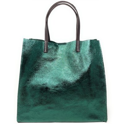 Sac à main en cuir italien SILVER OH MY BAG