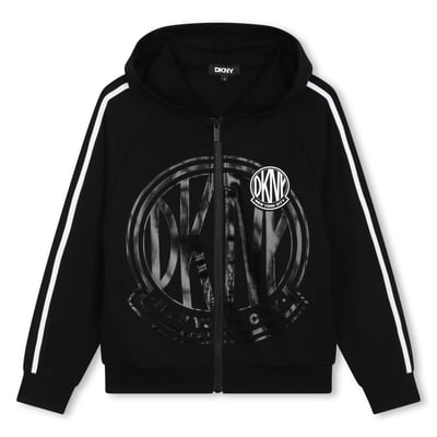 Cardigan zippé à capuche DKNY